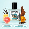 Aromatic fougere with notes of vanilla, amber, musk, spices, fruit, and an overall warm, creamy, green, and sensual aroma