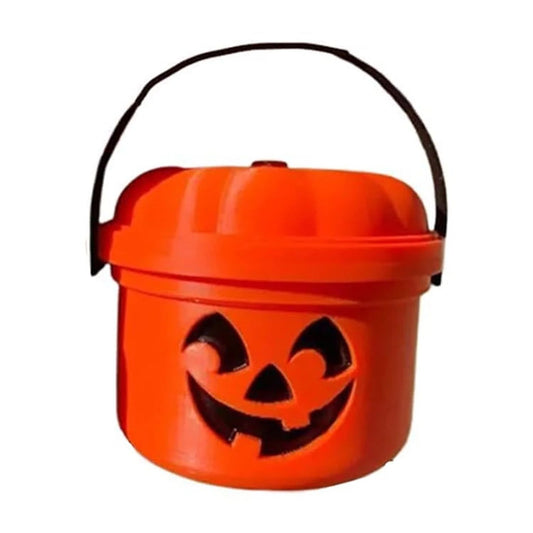 Halloween Candy Pumpkin Bucket Decorations Indoor Outdoor, Halloween Decoration Ornament Candy Container for Kids, Halloween Scary Props Decor for Home Party