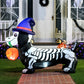 5 FT Halloween Inflatables Light up Pumpkin Skeleton Wiener Dog Long Halloween Inflatables Outdoor Decorations,Blow up Halloween Yard Decorations