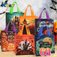 1-60PCS Halloween Candy Gift Bags Halloween Trick or Treat Bags Halloween Tote Bag with Handle Halloween Party Kids Gift Bags